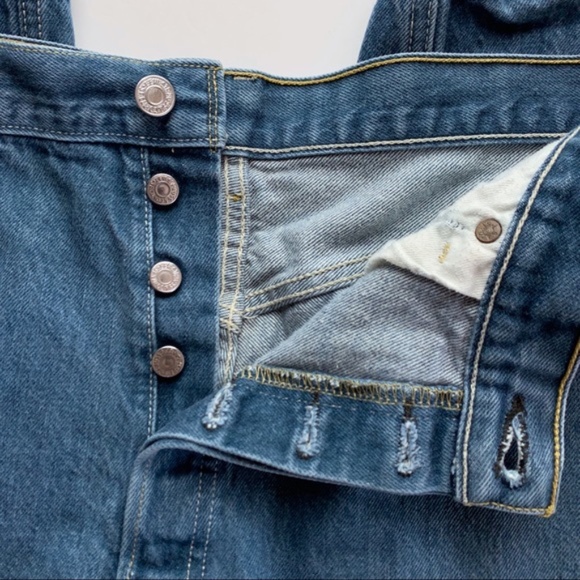 Levi’s 501 button fly men's jeans, 38x30 - Picture 3 of 8